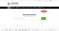 Desktop Screenshot of motionwebhosting.com